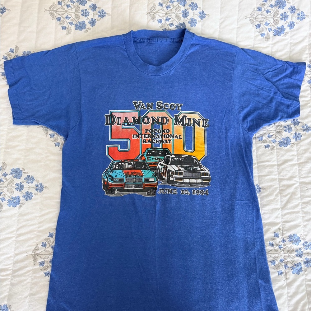 Vintage Van Scoy Diamond Mine Pocono International Raceway T-Shirt
